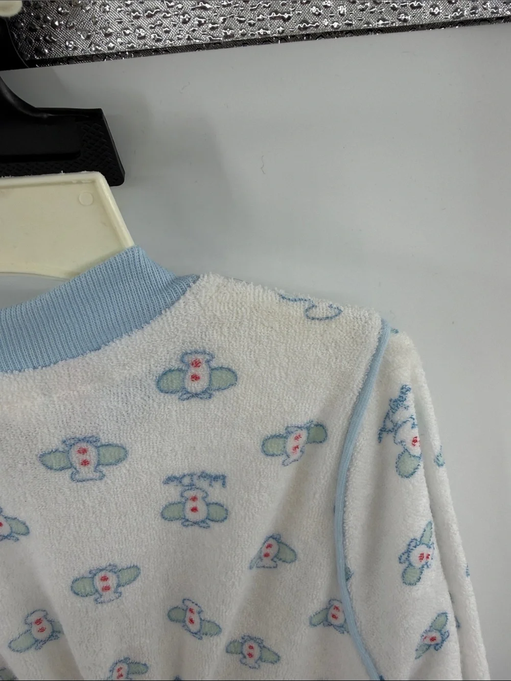 Baby Dior Vintage Footie Pajamas - Airplane - White/Blue - 18-23lbs - NWT